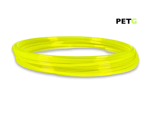 das-filament-petg-filament-sample-50-g-2-85-mm-transluzent-neongelb image 1