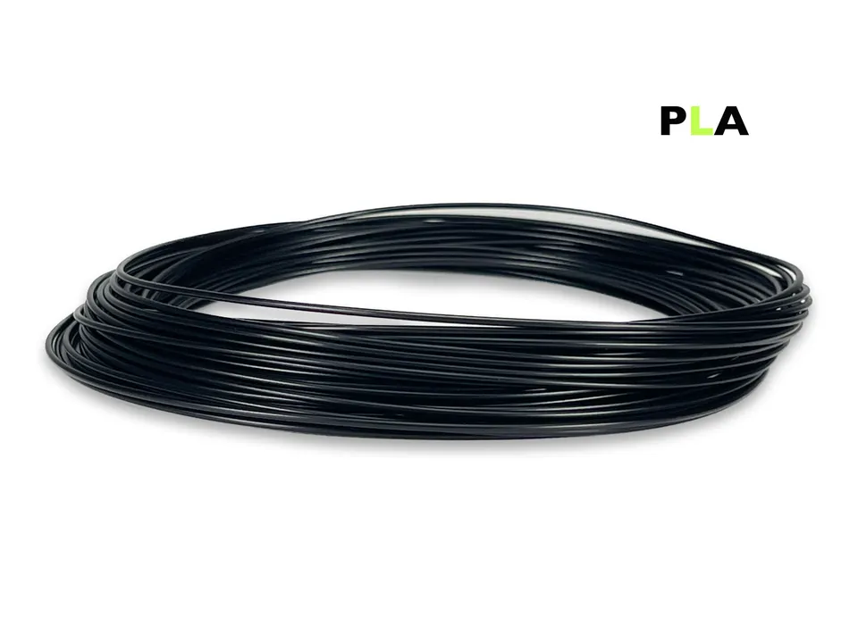 das-filament-pla-filament-1-75-mm-50-g-sample-schwarz-matt image 1