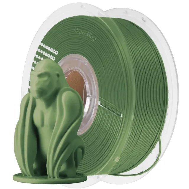 azurefilm-petg-cf-3d-filament-olive-green image 1
