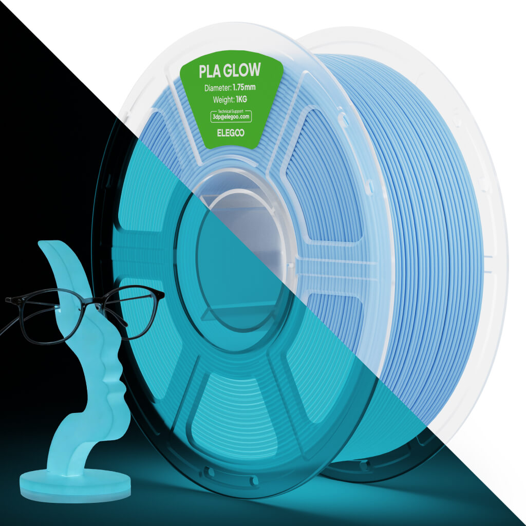 elegoo-pla-glow-filament-1-75-mm-1-kg-glow-in-the-dark image 6