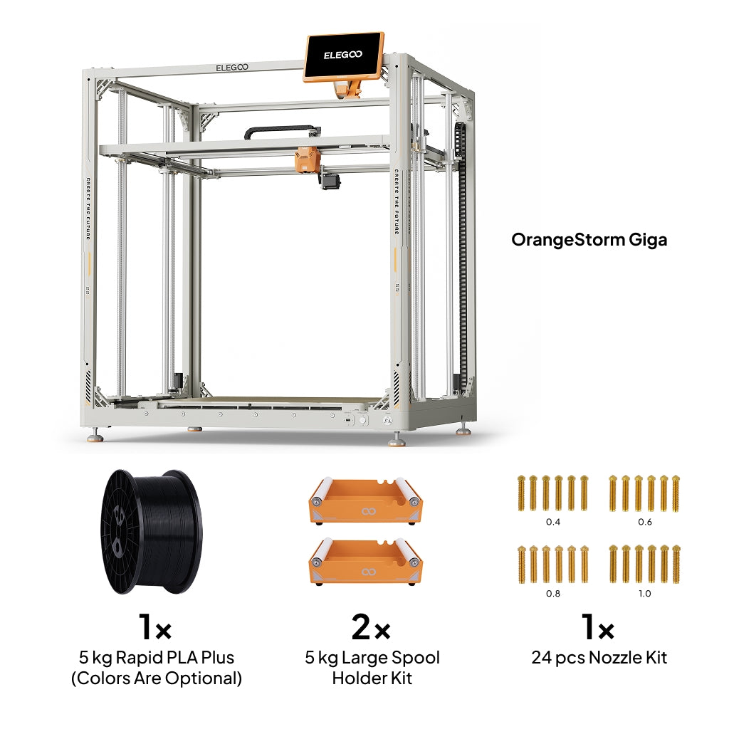 elegoo-orangestorm-giga-fdm-3d-drucker-800x800x1000mm-bundle image 1