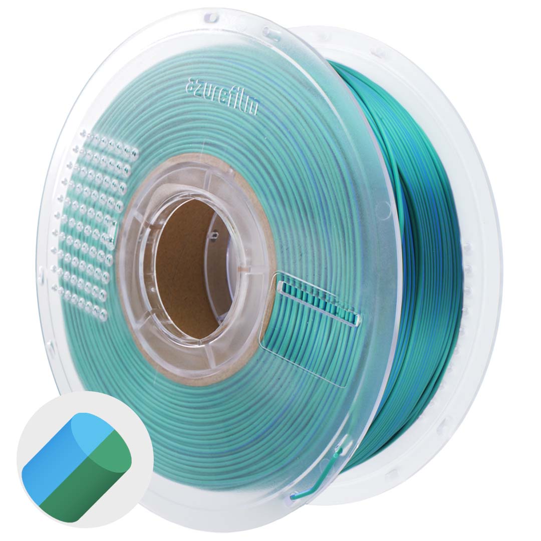 azurefilm-pla-silk-dual-color-emerald-surf-gr-n-blau-filament image 2