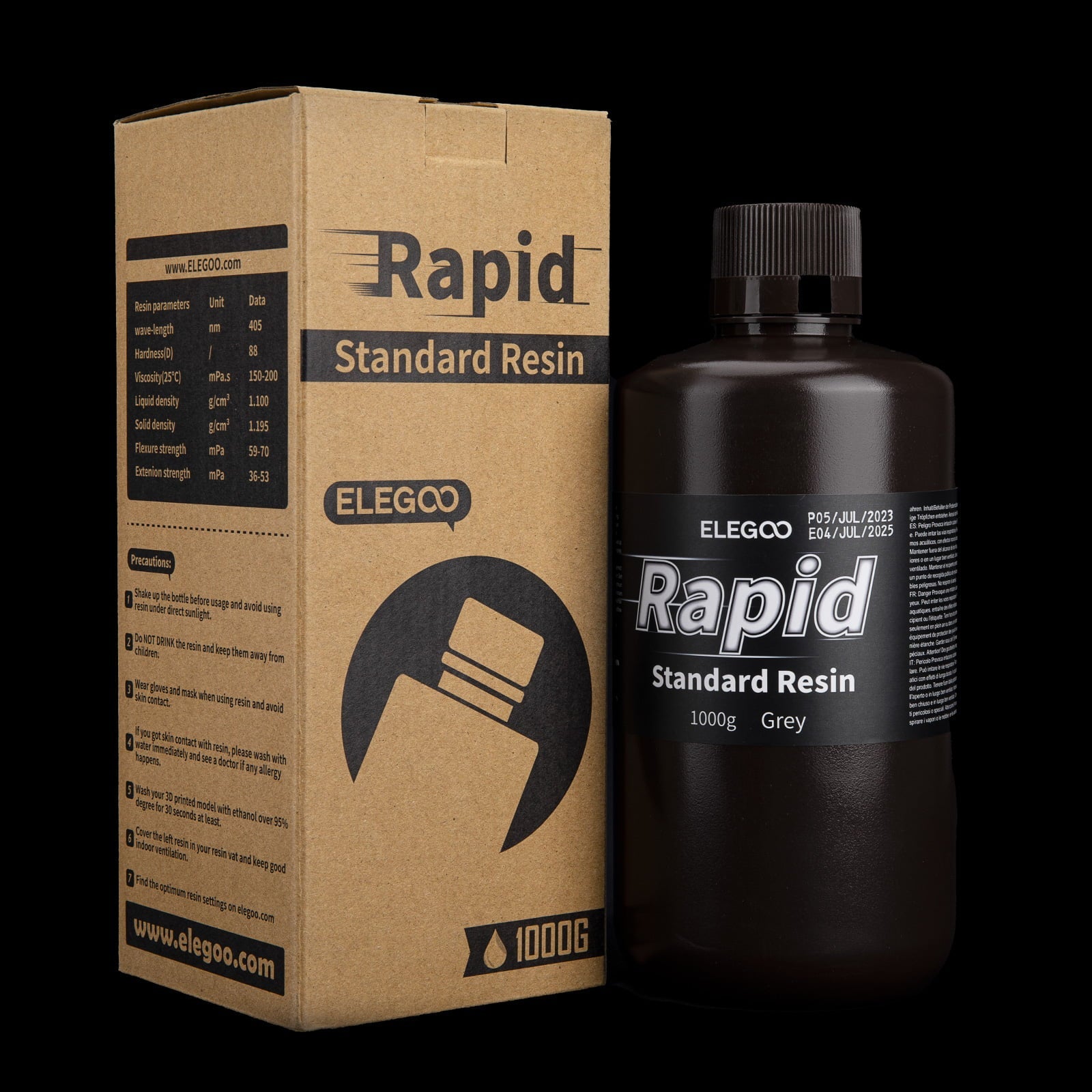 elegoo-rapid-standard-harz-405nm-uv-harz-grau-1kg image 7