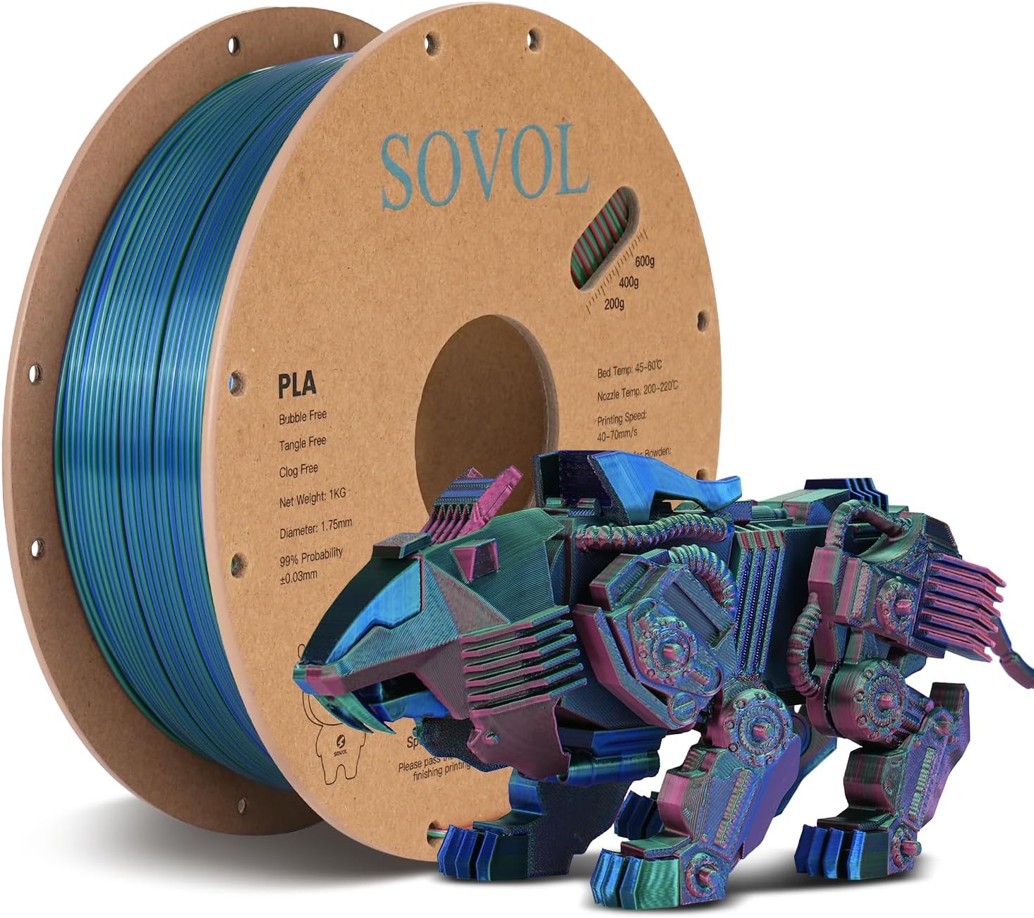 sovol-pla-silk-filament-1-75mm-1kg-seidenglanz-filament image 3
