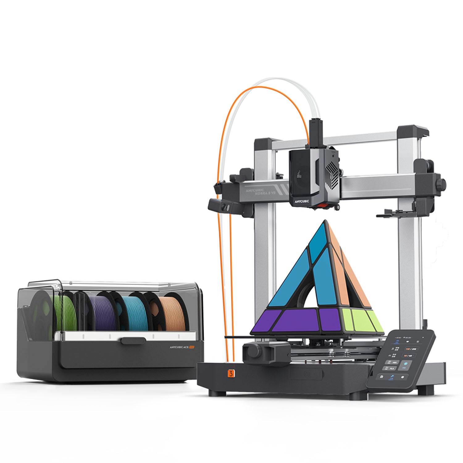 anycubic-kobra-3-v2-combo-fdm-3d-drucker-mehrfarb-combo image 1