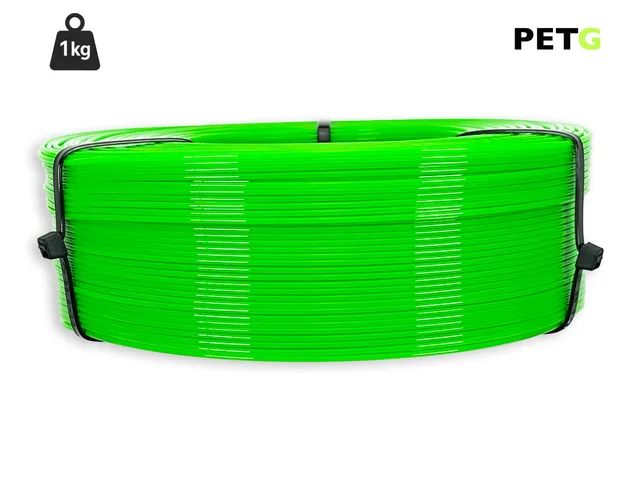 das-filament-petg-filament-1-75-mm-transluzent-neongr-n-1-kg-refill image 1