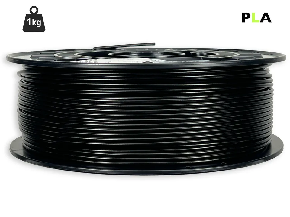 das-filament-pla-filament-2-85-mm-schwarz-matt-1-kg image 1