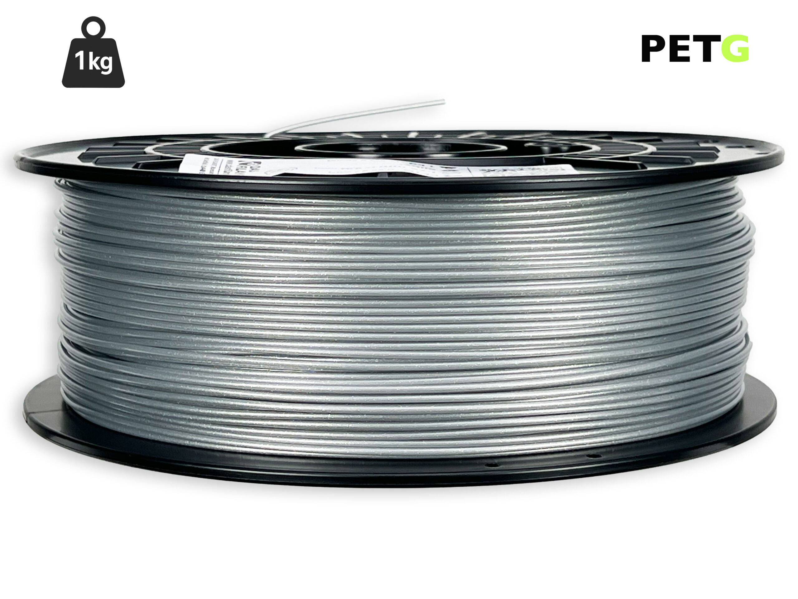 das-filament-petg-filament-1-75-mm-silber-1-kg-spule image 1
