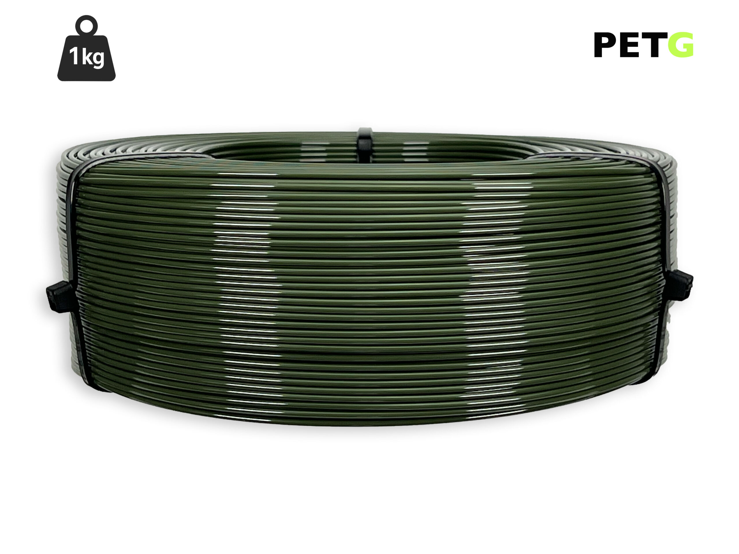 das-filament-petg-filament-1-75-mm-milit-r-gr-n-1-kg-refill image 1