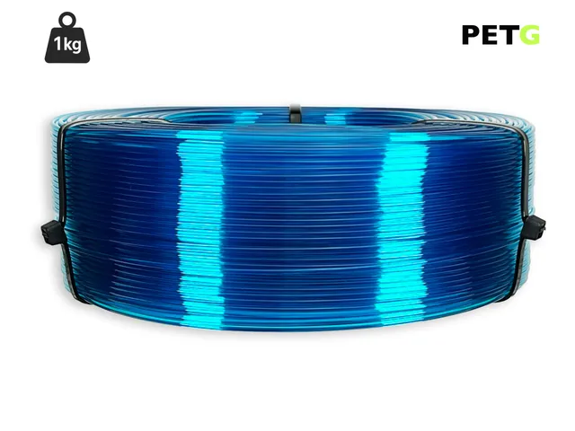 das-filament-petg-filament-1-75-mm-transparent-blau-1-kg-refill image 1