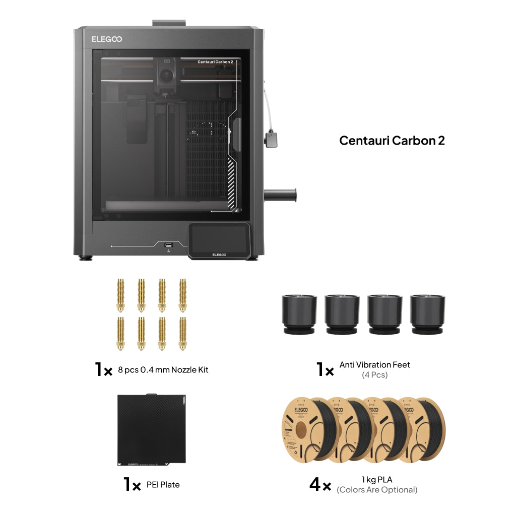 elegoo-centauri-carbon-2-fdm-3d-drucker-bundle-set image 2