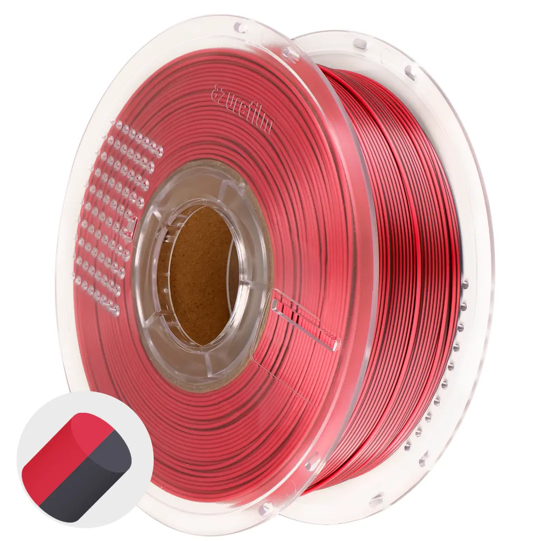 azurefilm-pla-silk-dual-color-crimson-steel-3d-drucker-filament image 1
