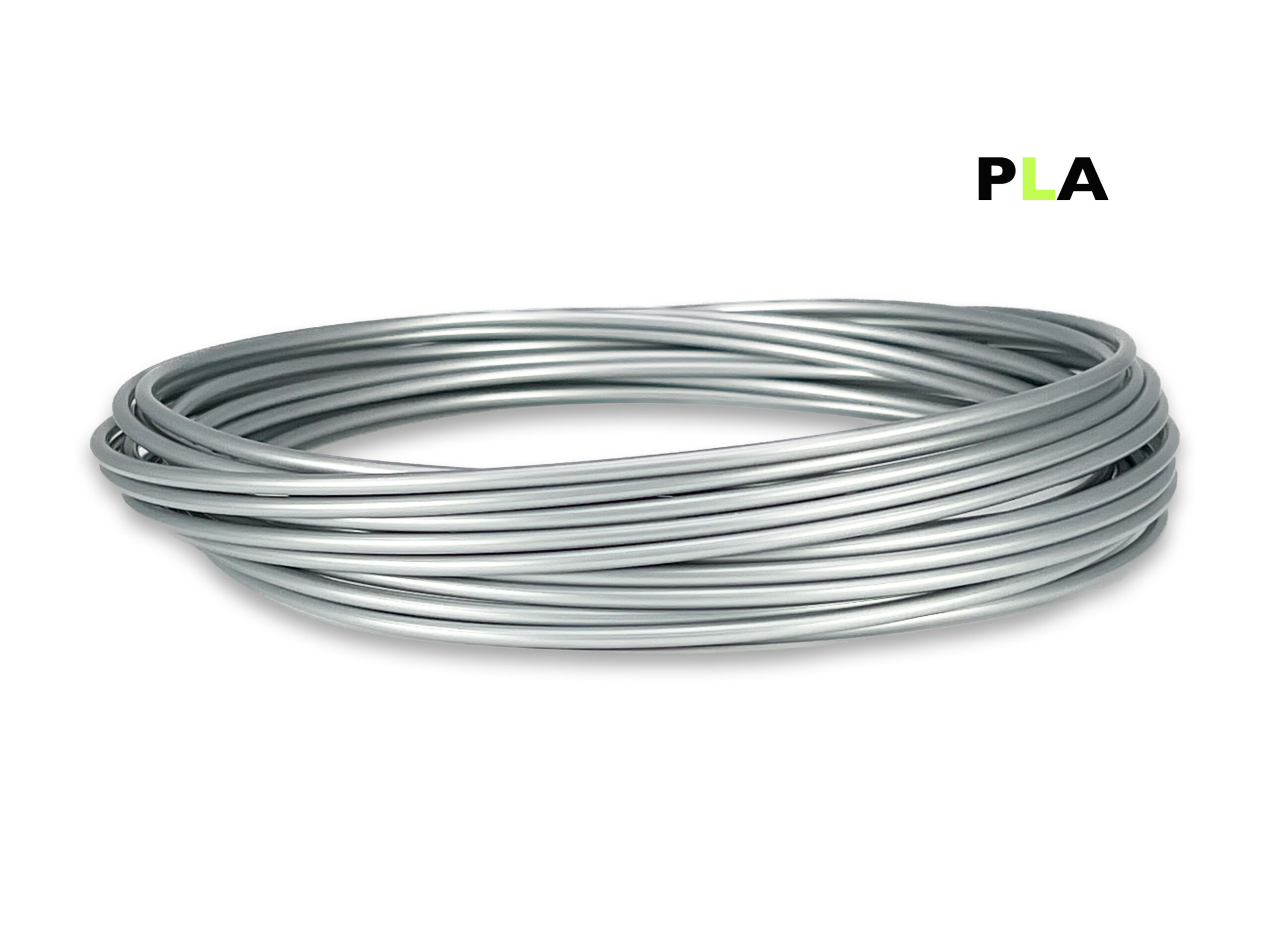 das-filament-pla-filament-50-g-sample-2-85-mm-silber image 1